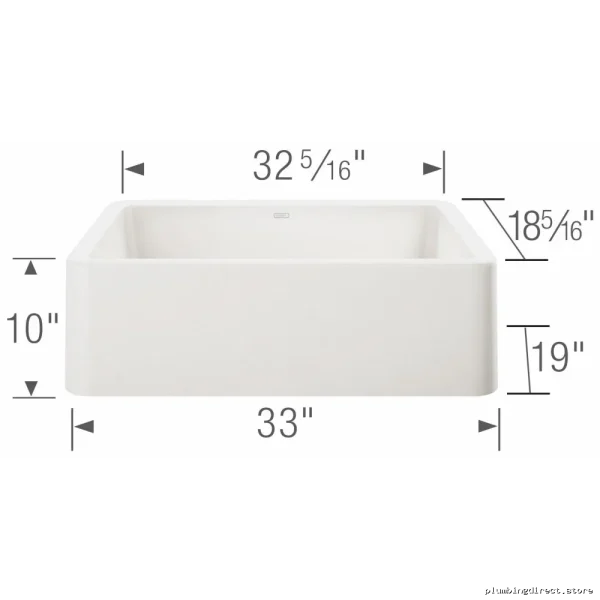 White Silgrnit Apron Kitchen Sink - Blancco & IKON - Image 3
