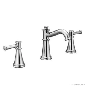 Belfield Wide-Style Bathroom Faucet Trim - Chrome T6405 Moen