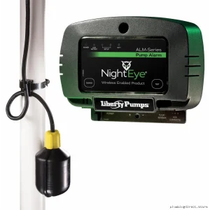 Wireless Security Alarm for Liberty Pumps - 10' Cord NightEye ALM-2-1-EYE