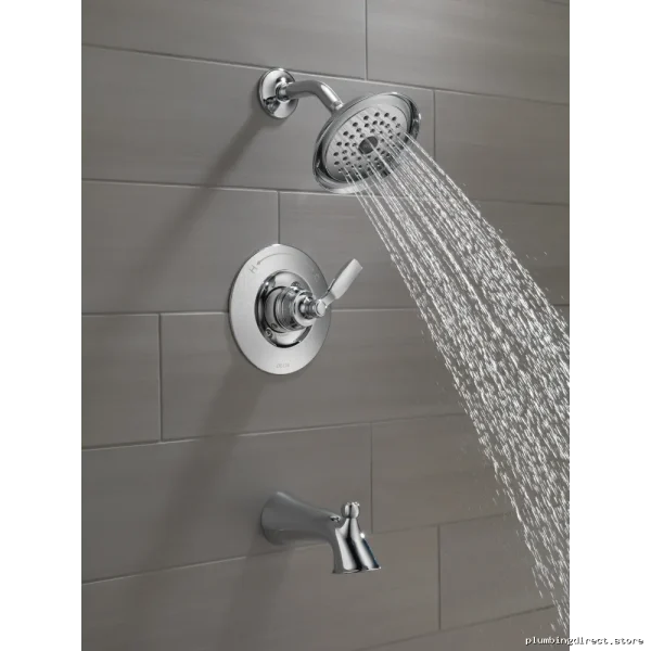 Woodhurst Modern Tub Shower Trim in Chrome - Delta T14432
