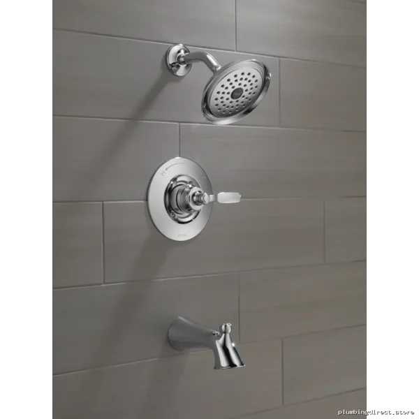 Woodhurst Modern Tub Shower Trim in Chrome - Delta T14432 - Image 2