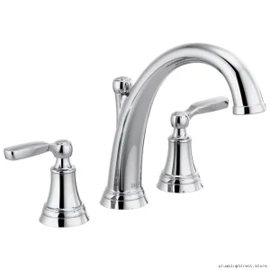 Woodhurst Roman Tub Faucet Trim - Chrome Premium T2732 Delta