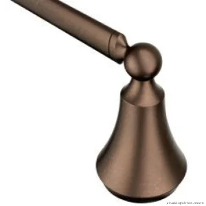 Wynford 24 Inch Oil Rubbed Bronze Towel Bar - Moen Compatible YB5224ORB