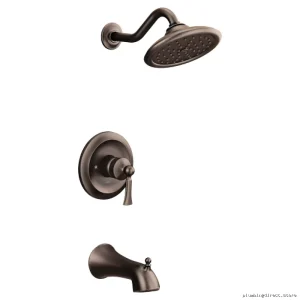 Wynford M-Core 3 Series Oil-Rubbed Bronze Bath Trim Set for Tub & Shower - Moen UT35503EPORB