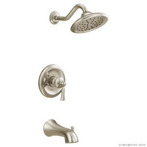 Wynford M-Core Tub & Shower Trim Kit - Polished Nickel Moen Compatible UT35503NL