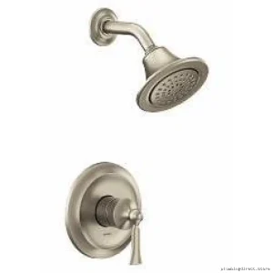 Wynford M-core Showers Brush镍 Coated Waterfall Edge Kit for Modern Bathrooms