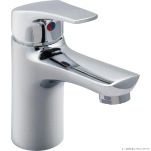 Wynne Modern Single Hole Bathroom Faucet - Chrome 534LF-LPU Leak-Proof Delta