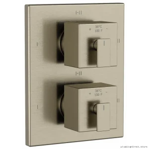 Zendo 6-Function Thermostatic Valve Trim with Durable Brushed Nickel Finish - TZOTQ46BN