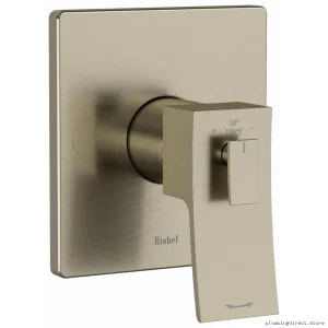 Zendo High-Performance Thermostatic Shower Valve Trim - Adjustable Brushed Nickel Finish