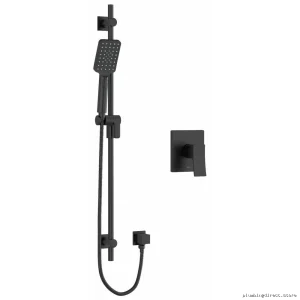 Zendo Black Pressure-Balanced Shower Faucet - Durable RIOBEL ZOTQ54BK
