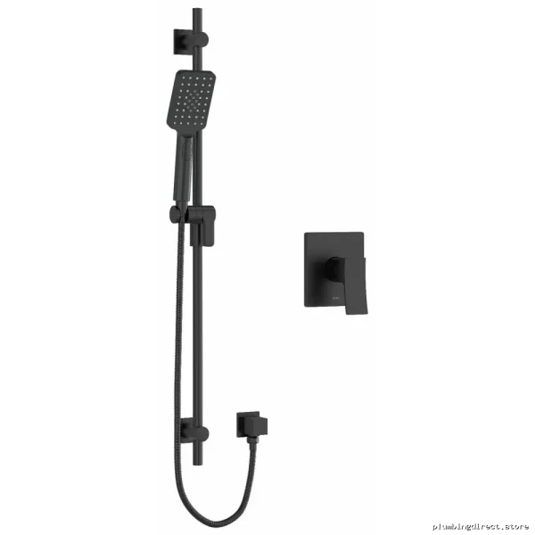 Zendo Black Pressure-Balanced Shower Faucet - Durable RIOBEL ZOTQ54BK