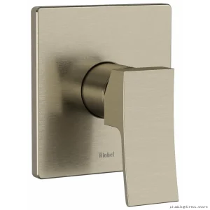 Zendo Brushed Nickel Pressure Balancing Valve Trim - TZOTQ51BN RIOBEL