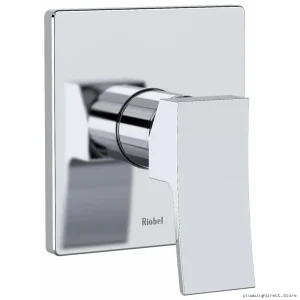 Chrome Finish Pressure Balance Shower Valve Trim by Zendo - TZOTQ51C RIOBEL
