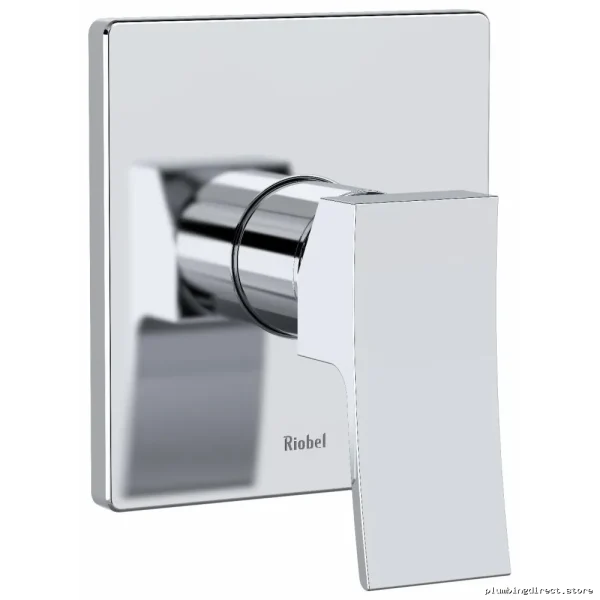 Chrome Finish Pressure Balance Shower Valve Trim by Zendo - TZOTQ51C RIOBEL