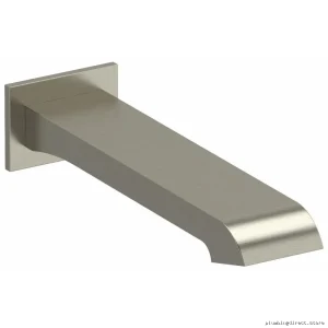 Zendo Modern Brushed Nickel Tub Spout | ZO80BN RIOBEL Design