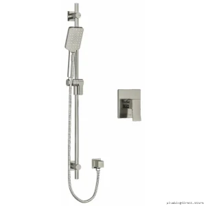 Zendo Pressure Balance Shower Faucet with PEX Compatibility - Brushed Nickel