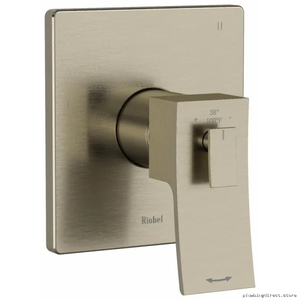 Zendo Thermostatic Shower Valve Trim - 5-Function Brushed Nickel