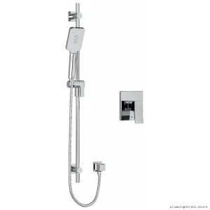 ZOTQ54C-EX Chrome Shower Valve with PEX Connection - Pressure Balance Faucet