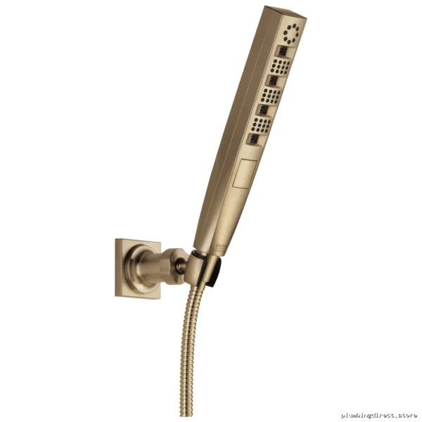 5-Setting Zura H2Okinetic Wall Mount Hand Shower with Champagne Bronze Finish - Image 4