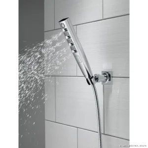 Zura Delta H2Okinetic Hand Shower - 5 Settings Chrome Wall Mount Model 55140