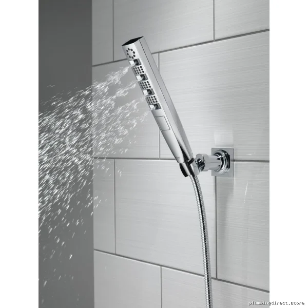 Zura Delta H2Okinetic Hand Shower - 5 Settings Chrome Wall Mount Model 55140