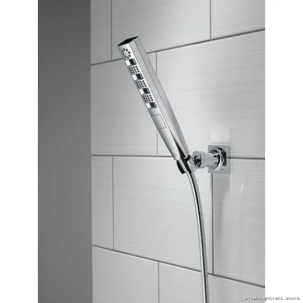 Zura Delta H2Okinetic Hand Shower - 5 Settings Chrome Wall Mount Model 55140 - Image 3