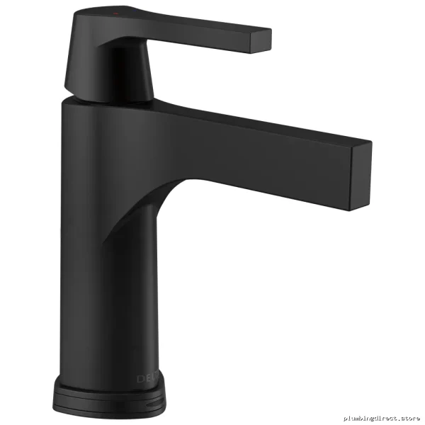 Zura Single Hole Bathroom Faucet - Touch-Activated Matte Black 574T-BL-DST - Image 2