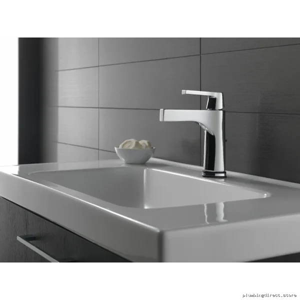 Zura Single Hole Bathroom Faucet - Touch-Activated Matte Black 574T-BL-DST
